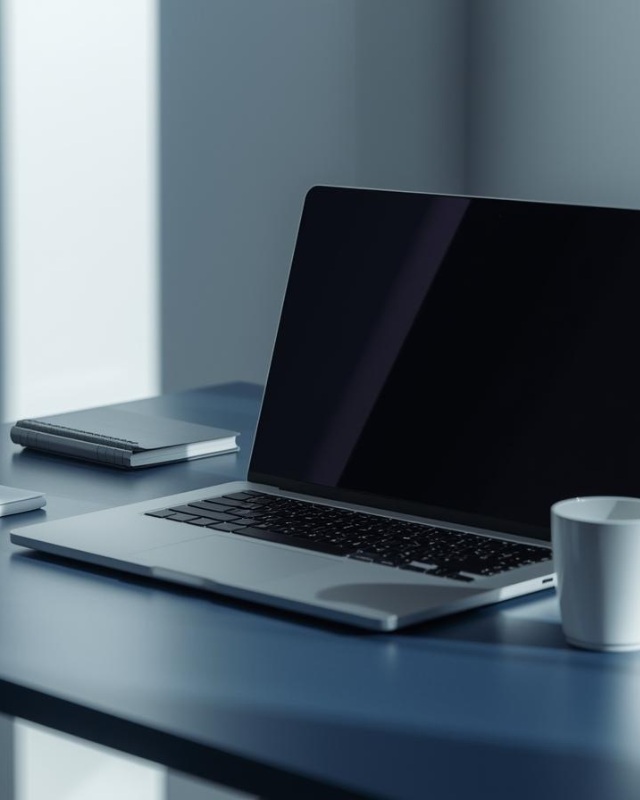 パソコンを使って作業する人の手元。Web制作やマーケティングのイメージ